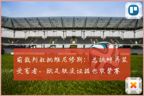 前裁判狂批维尼修斯：总挑衅再装受害者，欧足联没证据也敢禁赛